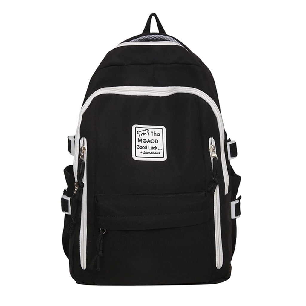 Unisex Multipocket Backpack Accessories Black Onesize 