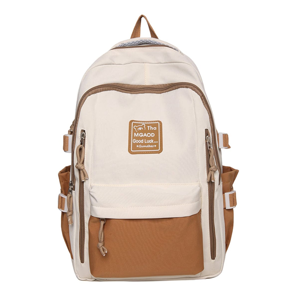 Unisex khaki Multipocket Backpack Accessories Khaki Onesize 