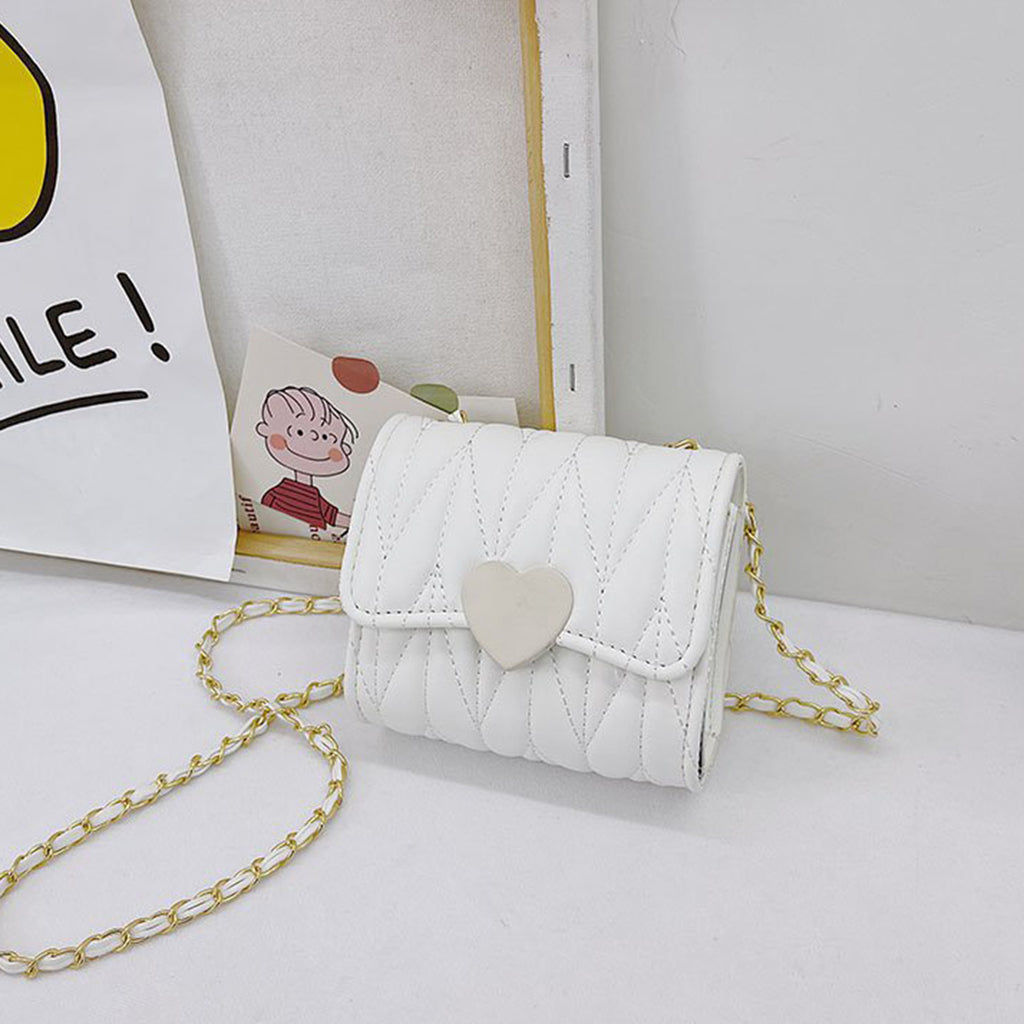 Girls White Sling Bag Accessories White Onesize 