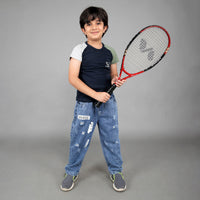 Boys Dinosaur Print Tshirt Tshirts Navy 1-2 Y