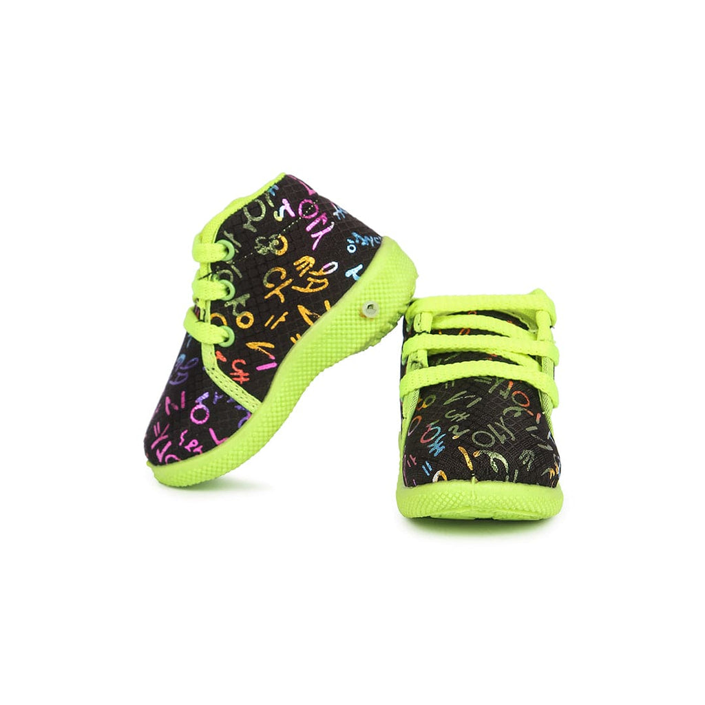 Unisex Printed Tie-Up Casual Shoes