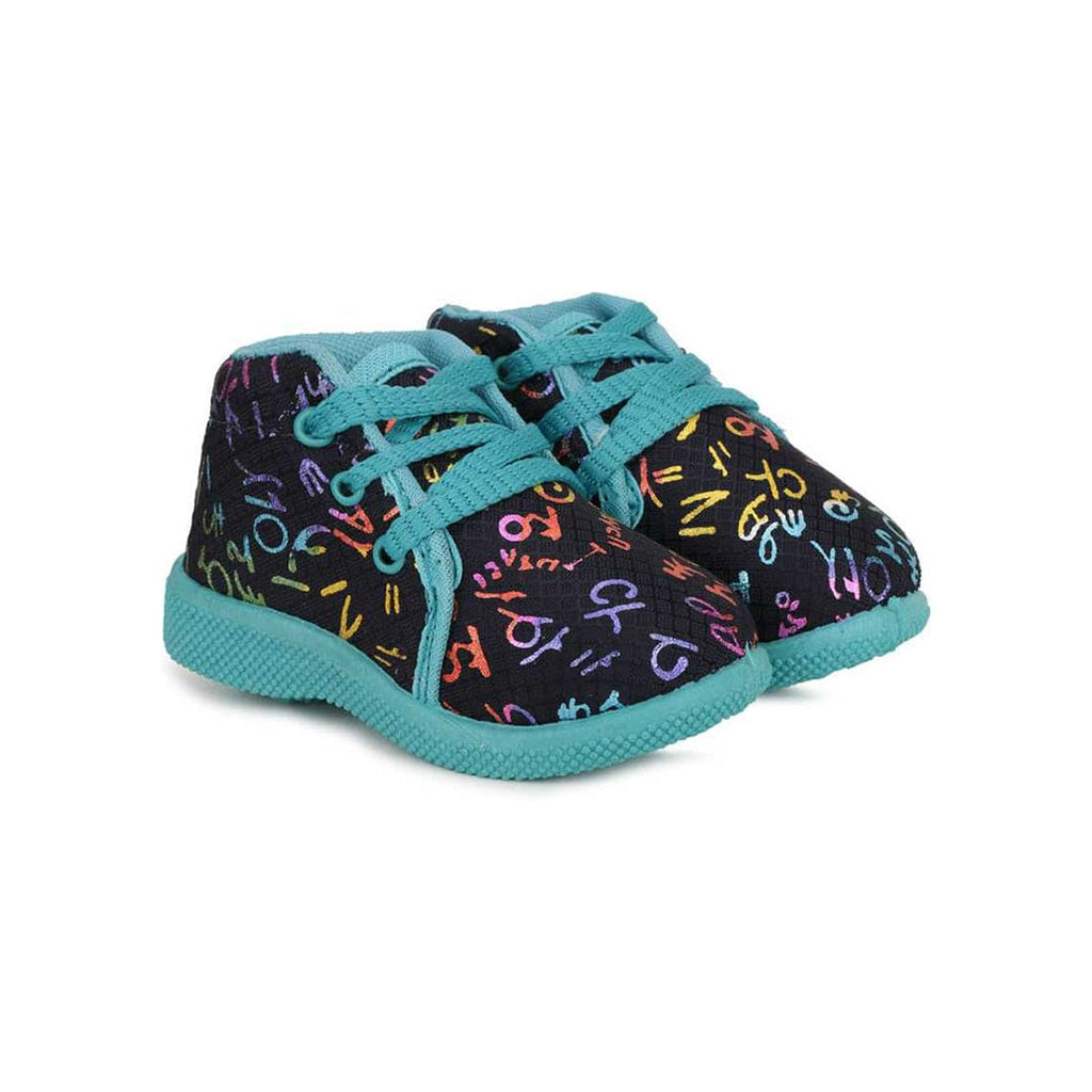 Unisex Printed Tie-Up Lace Shoes