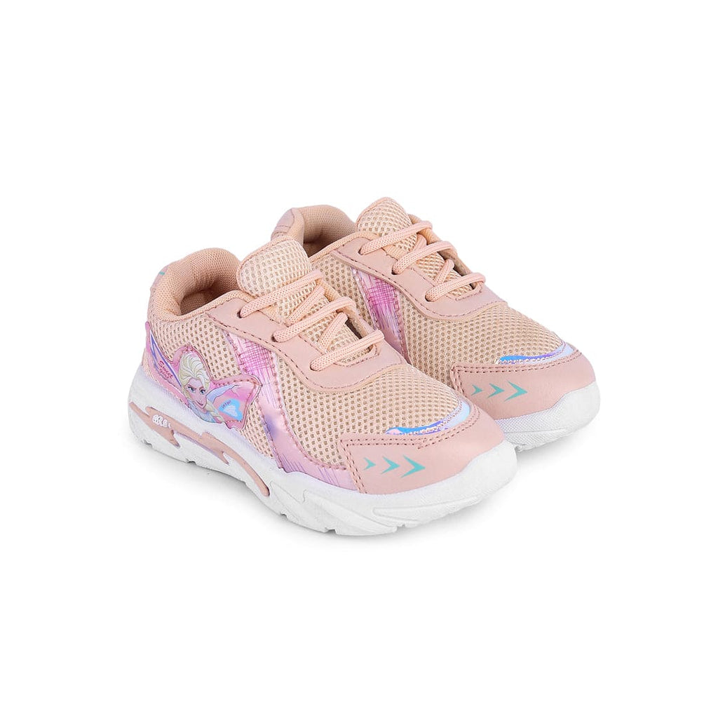 Girls Casual Fashionable Sneaker Shoes Sports Shoes Peach 9-12 M