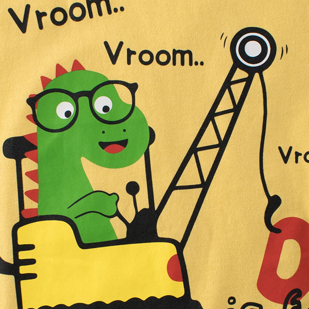 Boys Round Neck Graphic Vest Tshirts   