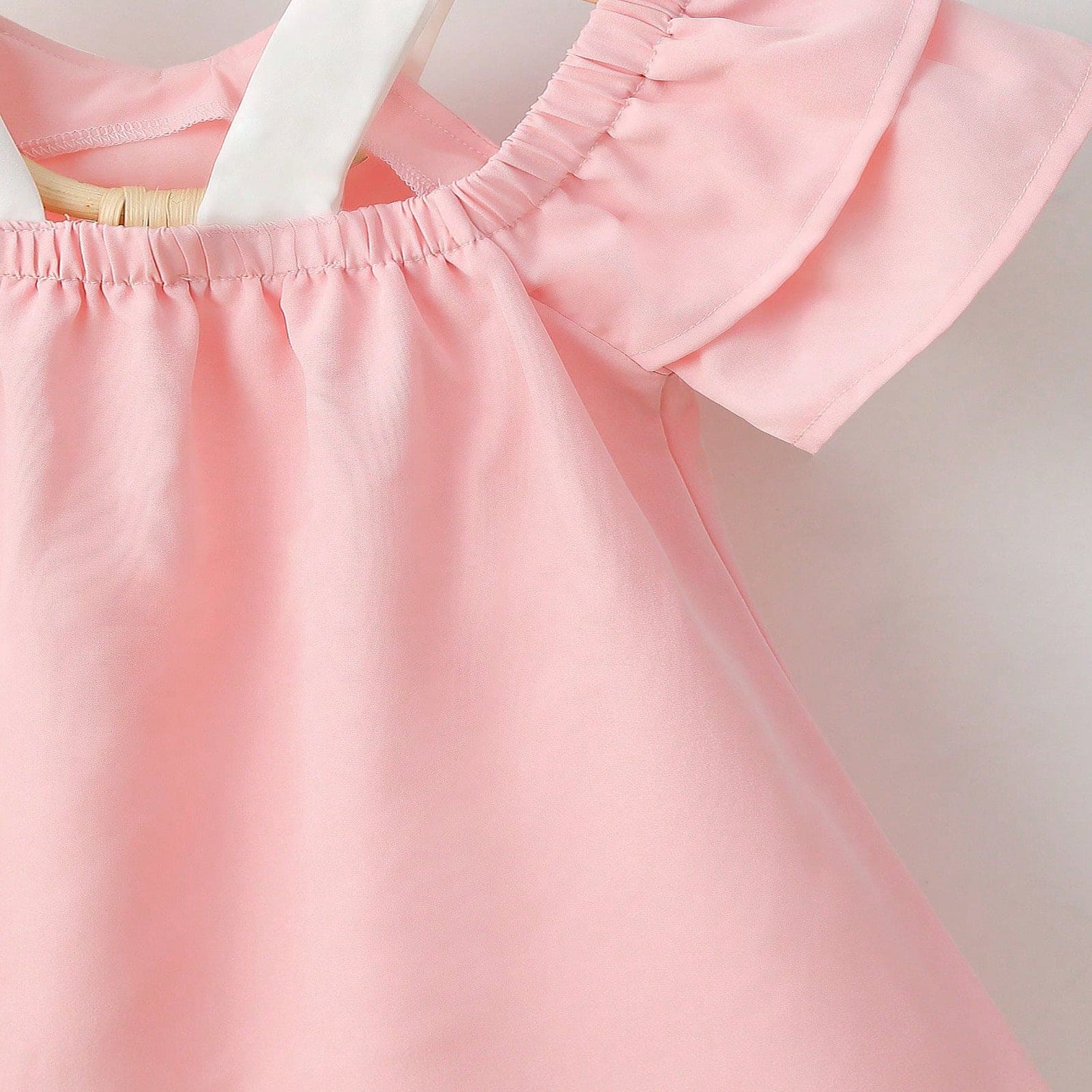 Girls Peter Pan Collar Cold Shoulder Top Tops   