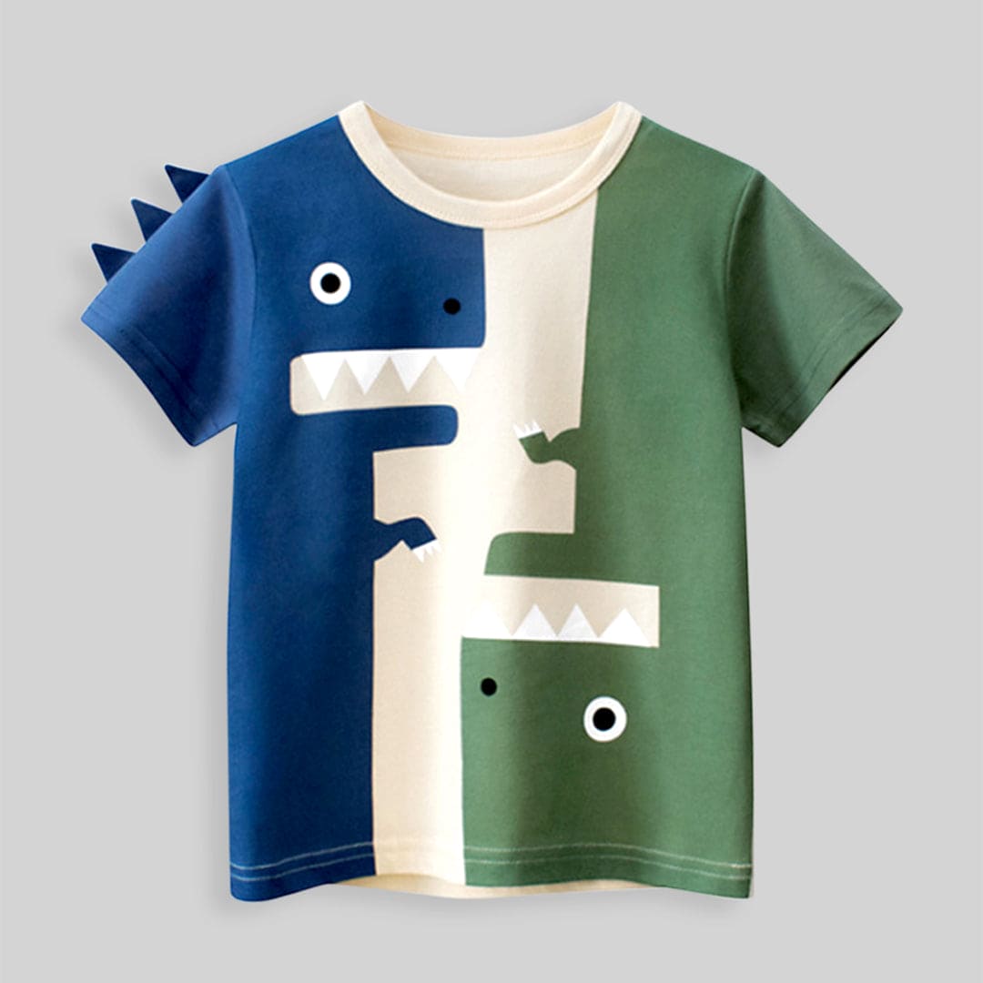 Dinosaur Print Tshirt Tshirts   
