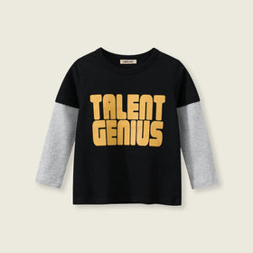 Boys Printed Doctor Sleeve Casual T-shirt Tshirts   