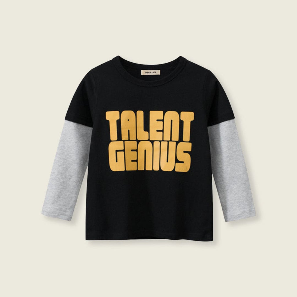 Boys Printed Doctor Sleeve Casual T-shirt Tshirts   