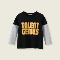 Boys Printed Doctor Sleeve Casual T-shirt Tshirts   