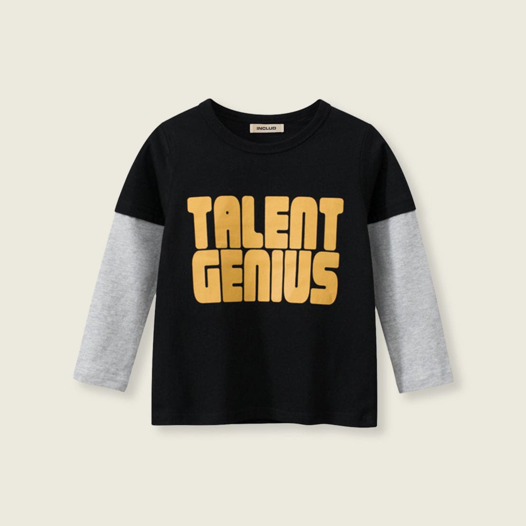 Boys Printed Doctor Sleeve Casual T-shirt Tshirts   