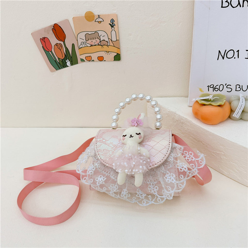 Girls Lace Applique Sling Bag Sling Bags Style 4 One Size 