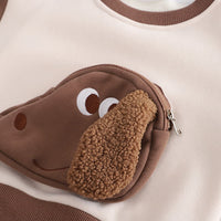 Boys Sweatshirt with Sweatpants Set Winterwear Sets   