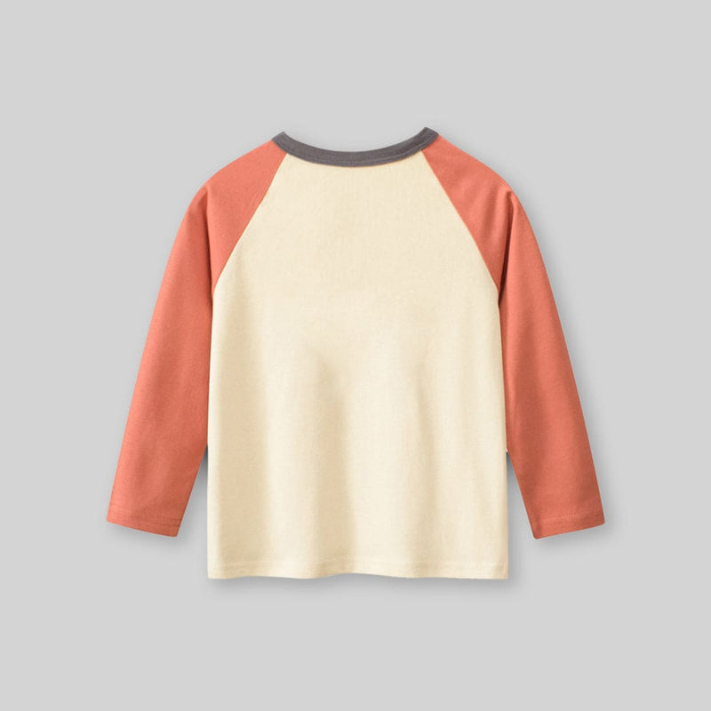 Boys Printed Raglan Sleeves T-shirt Tshirts   