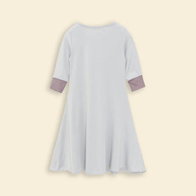 Girls Long Sleeve Dress With Head Scarf Casual Dresses   