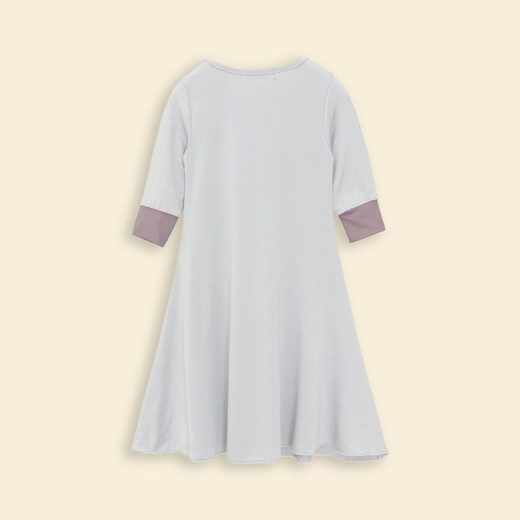 Girls Long Sleeve Dress With Head Scarf Casual Dresses   