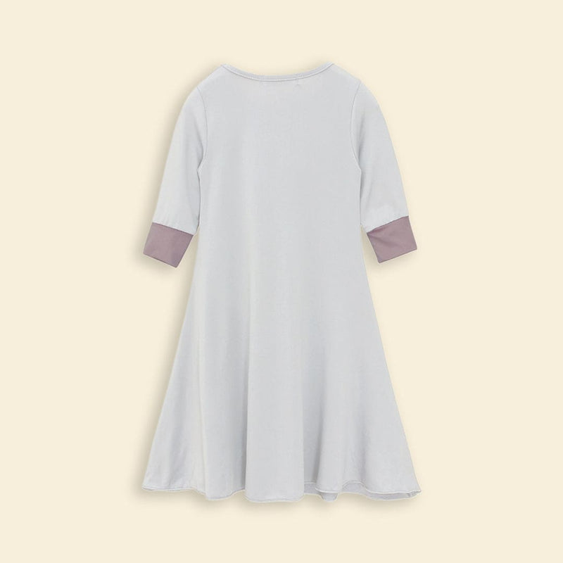 Girls Long Sleeve Dress With Head Scarf Casual Dresses   