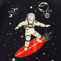 Boys Astronaut Print T-shirt Tshirts   