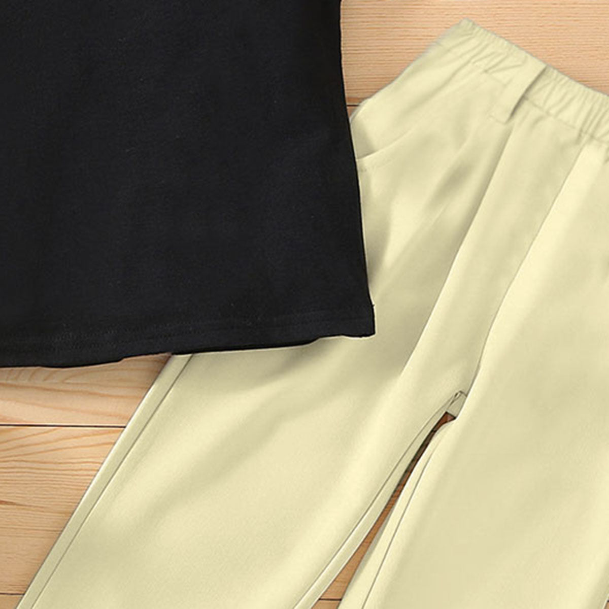 Girls Sleeveless Tank Top With Pants Sets