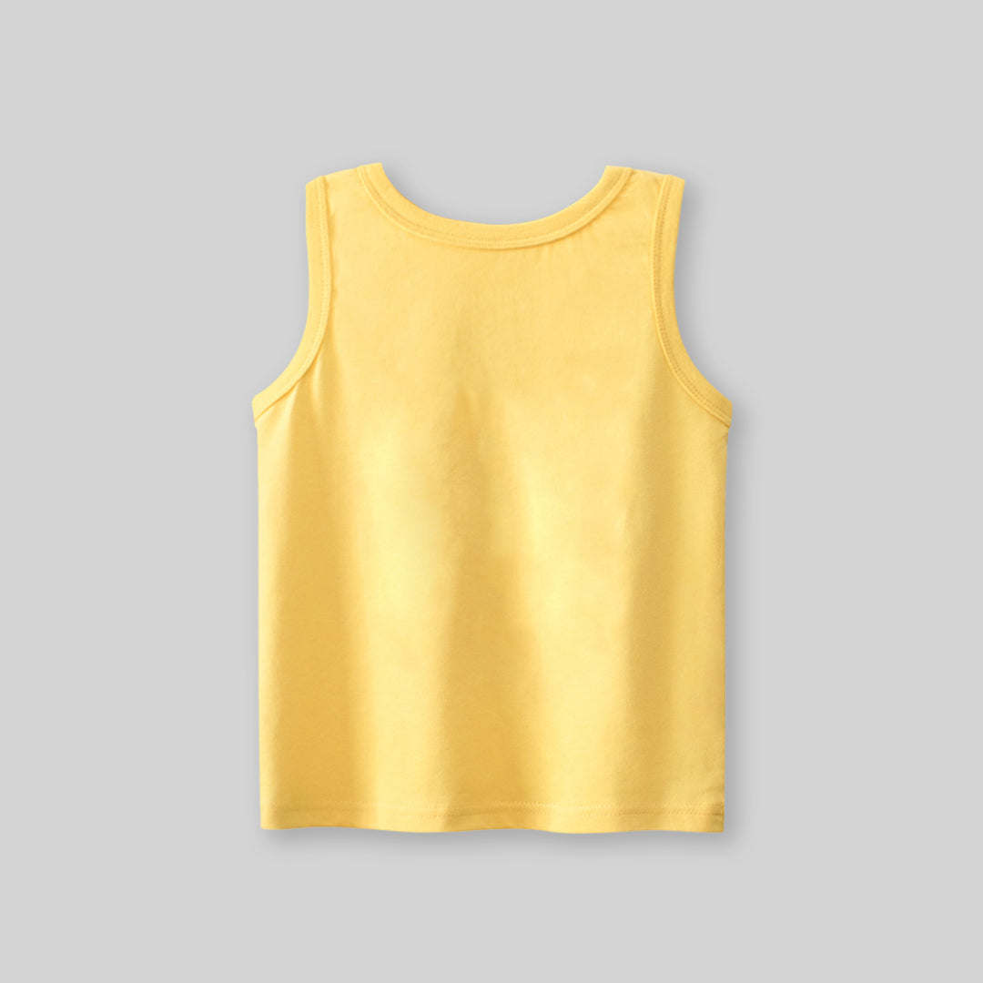Boys Cartoon Print Vest Tshirts   