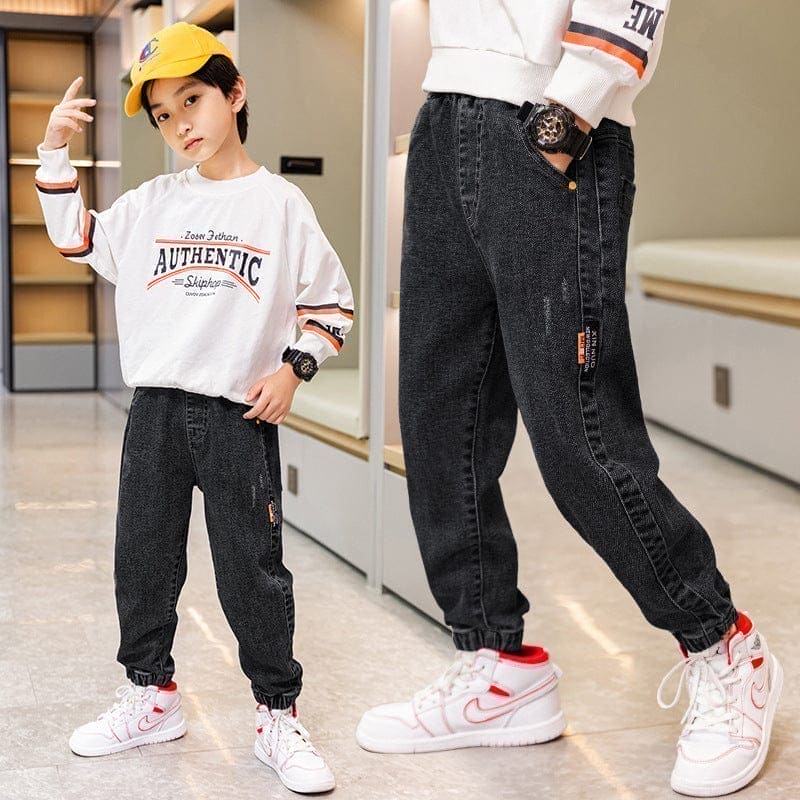 Boys Black Denim Jogger (Copy) Joggers