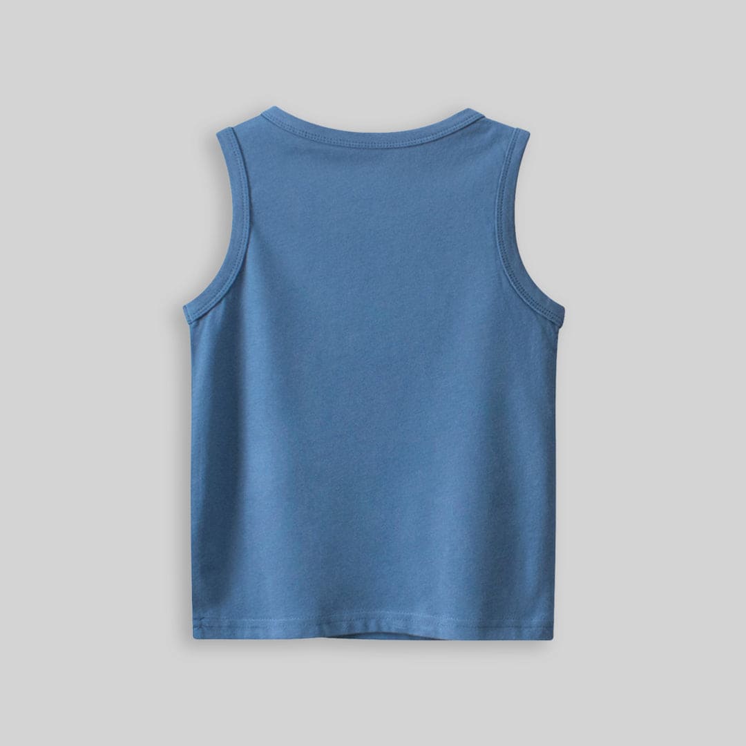 Boys Round Neck Graphic Vest Tshirts   