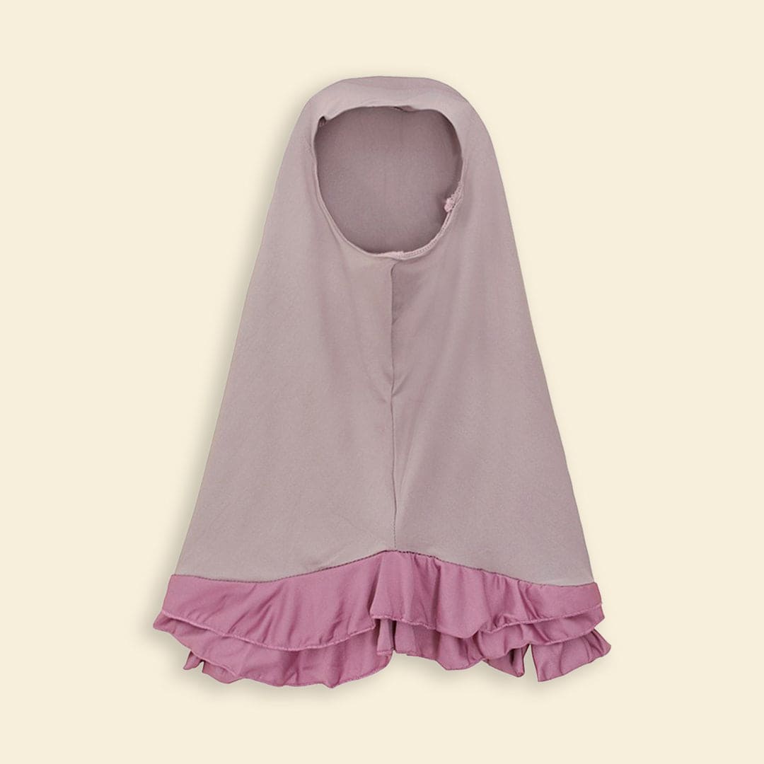 Girls Long Sleeve Dress With Head Scarf Casual Dresses   