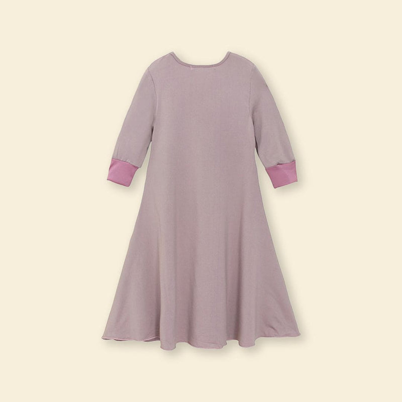 Girls Long Sleeve Dress With Head Scarf Casual Dresses   