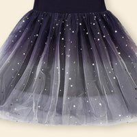 Girls Sleeveless Star Print Dress Casual Dresses   