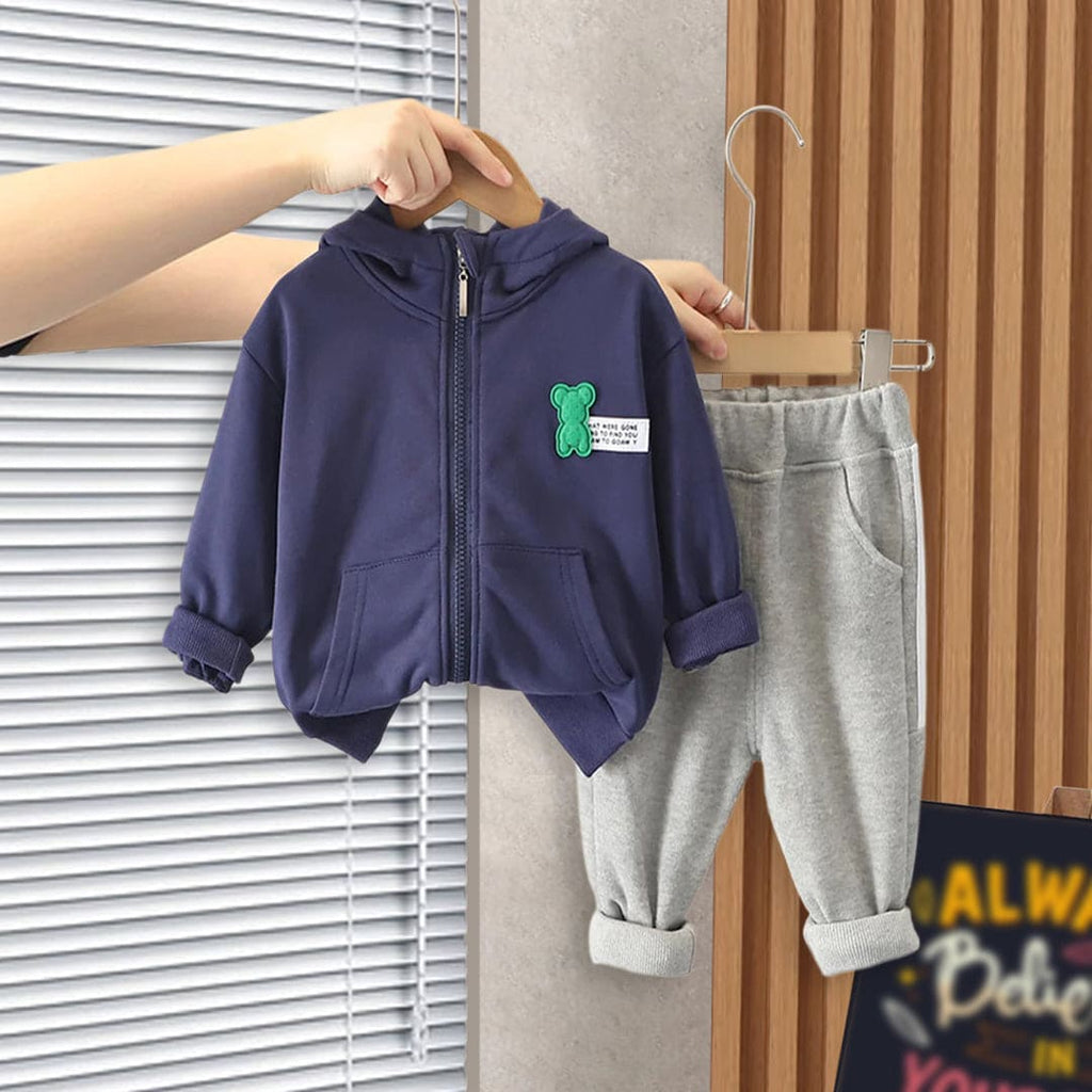 Boys Hooded Jacket with Joggers Set