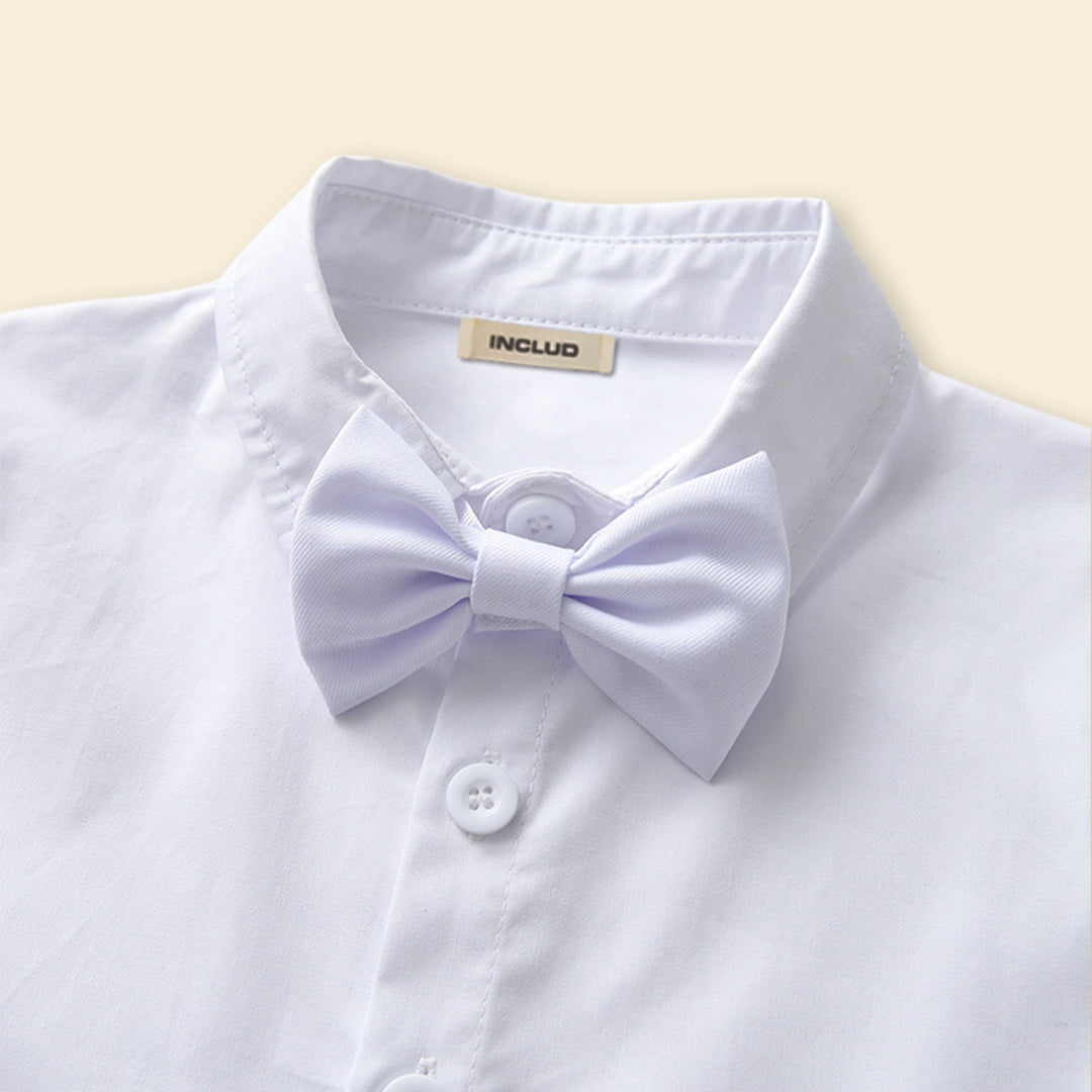 Boys Shirt with Suspender Trousers Set 2 pc. Sets   