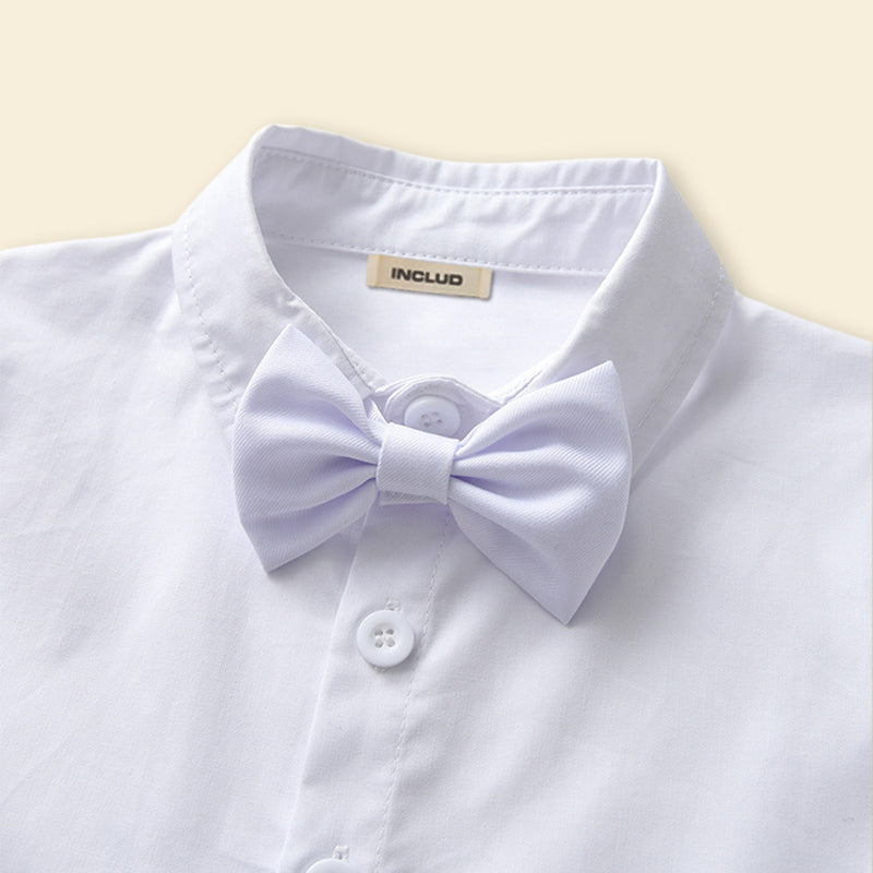 Boys Shirt with Suspender Trousers Set 2 pc. Sets   