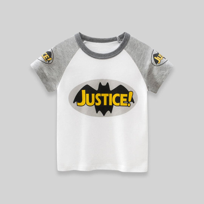 Batman Print Tshirt Tshirts White 1-2 Y 