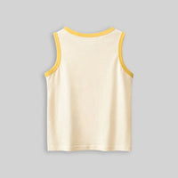 Boys Round Neck Cartoon Graphic Vest Tshirts   