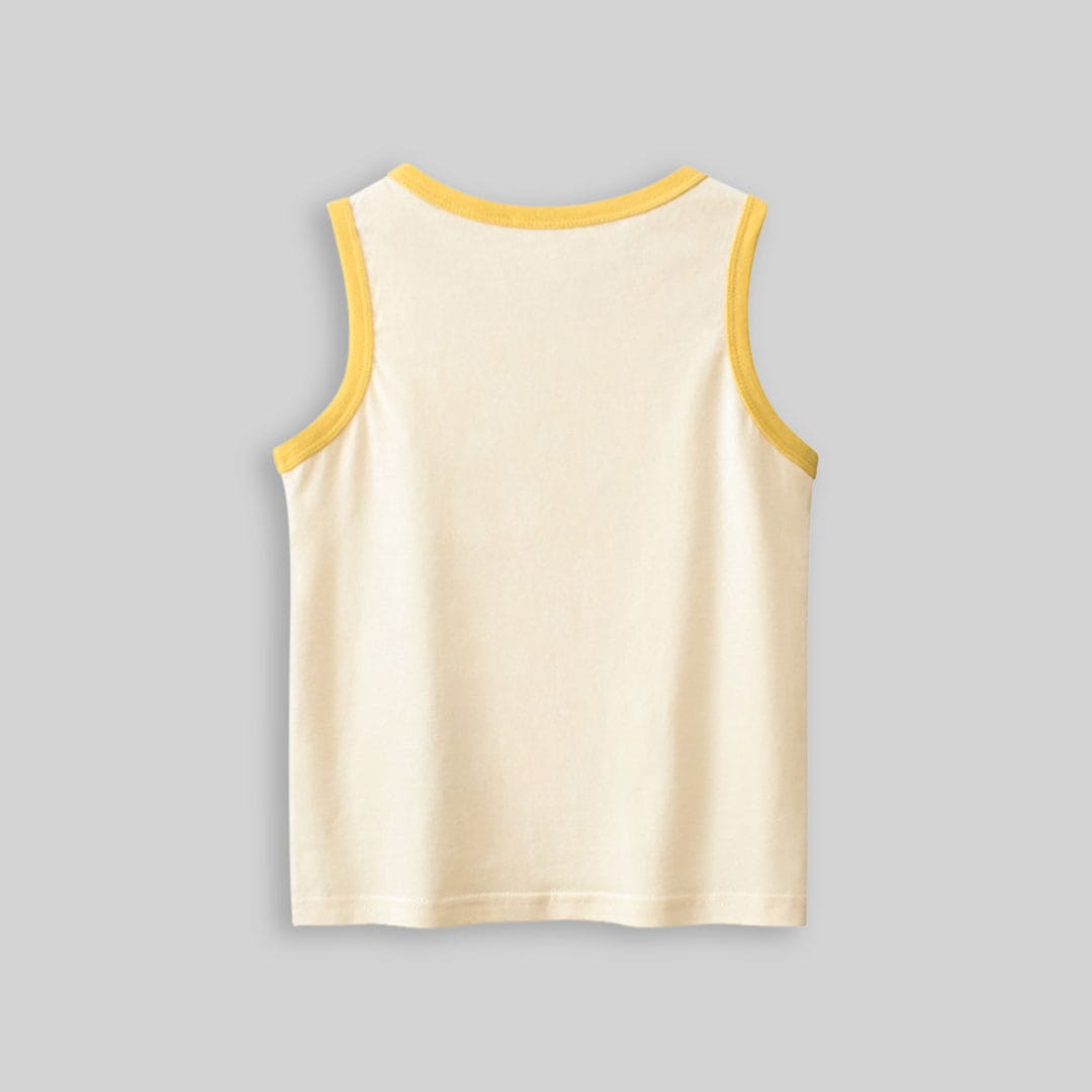 Boys Round Neck Cartoon Graphic Vest Tshirts   
