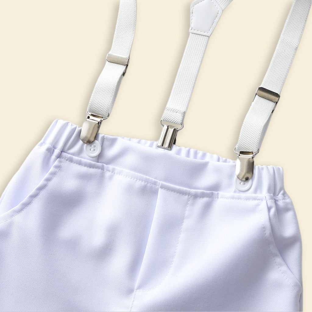 Boys Shirt with Suspender Trousers Set 2 pc. Sets   
