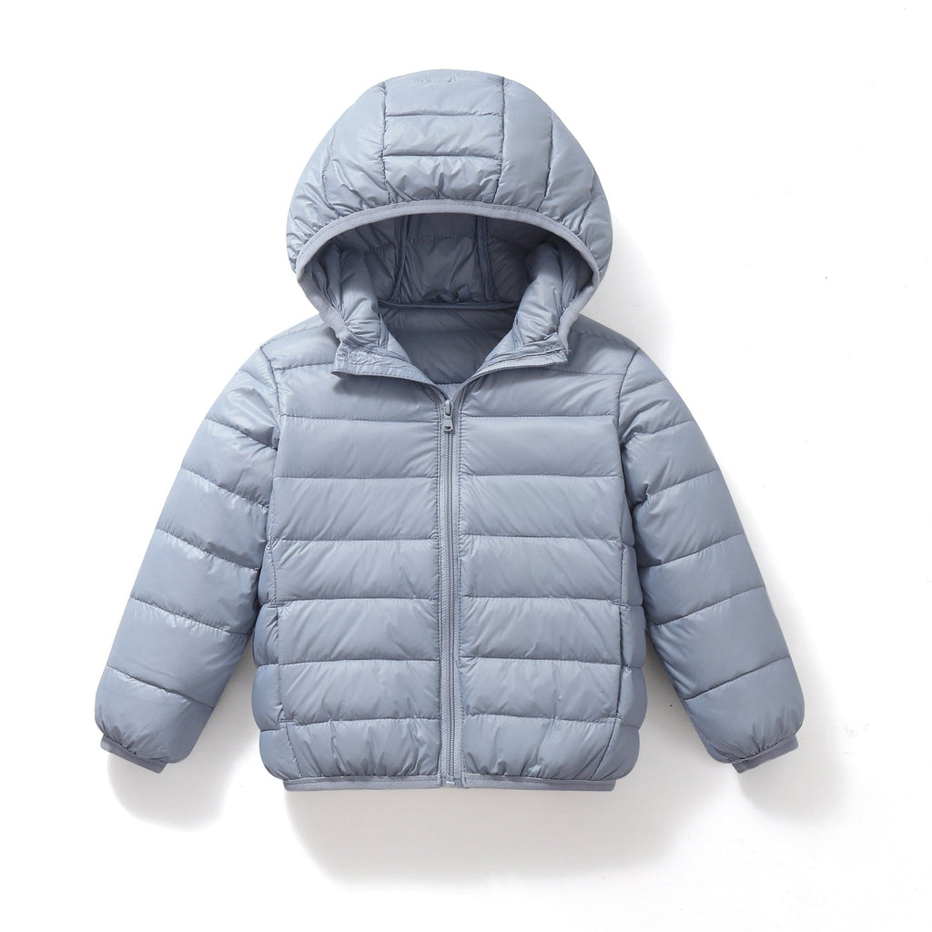 Boys Blue Hooded Puffer Jacket Coats & Jackets Blue 2-3 Y 