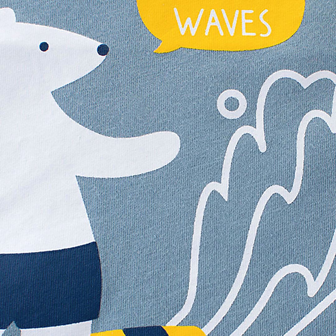 Bear Print Tshirt Tshirts   