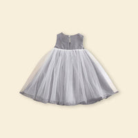 Girls Sleeveless Fit & Flare Plaid Dress Casual Dresses   