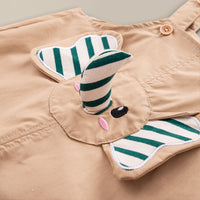 Boys Striped T-shirt with Dungaree Set Sets   
