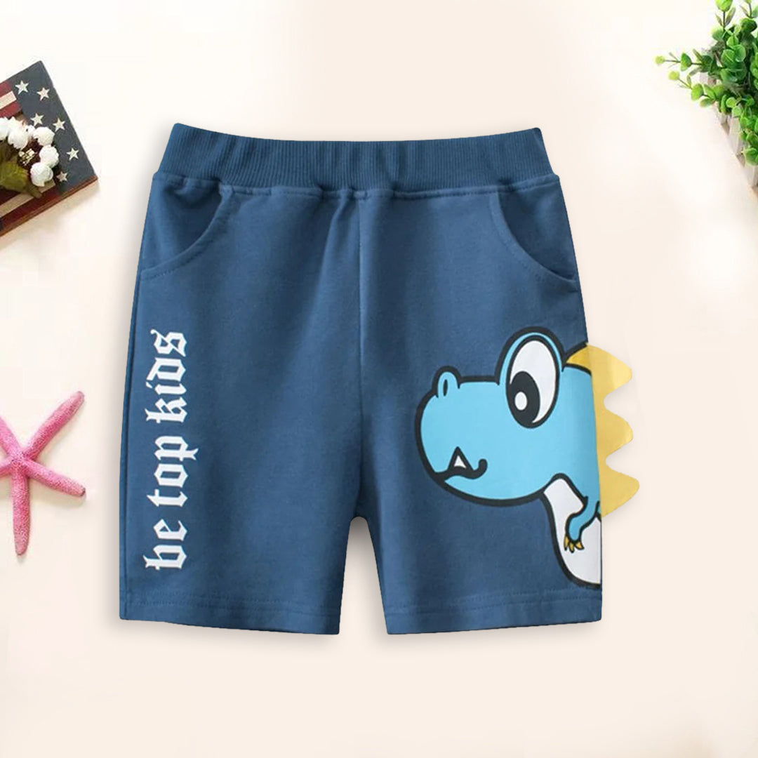 Boys Printed Bermuda Shorts Bermudas Blue 1-2 Y 