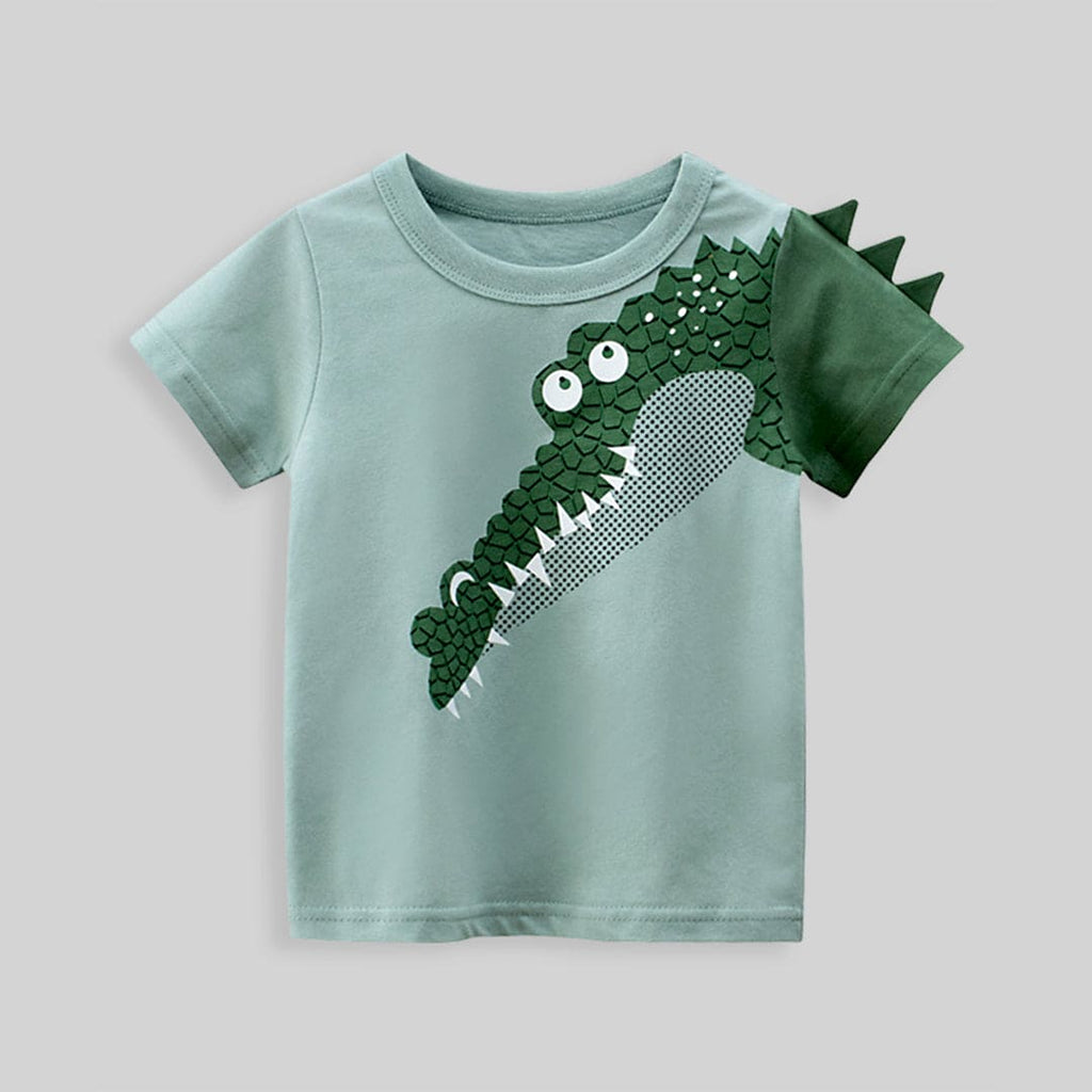 Dinosaur Print Tshirt Tshirts   