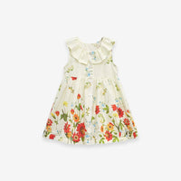 Girls Floral Print Fit & Flare Dress Casual Dresses   