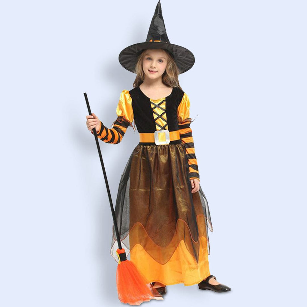 Girls Party Costume Dress Party Dresses Yellow 2-3 Y 