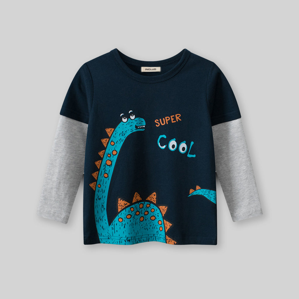 Boys Printed Doctor Sleeve T-shirt Tshirts   