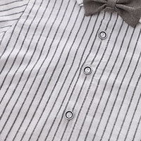 Boys Waistcoat with Striped Shirt and Trousers Set (Copy) 3 pc. Sets