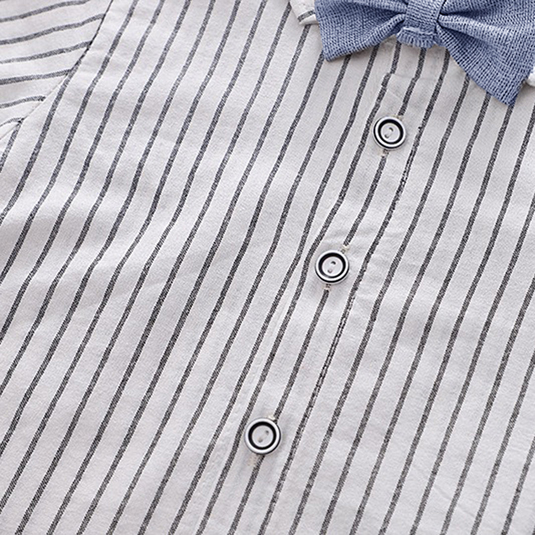 Boys Waistcoat with Striped Shirt and Trousers Set (Copy) 3 pc. Sets