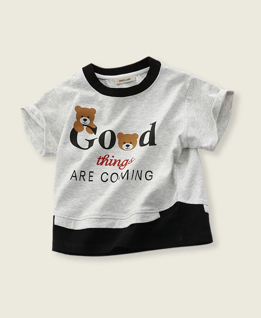 Boys Graphic Print T-Shirt Tshirts Style 2 1-2 Y 