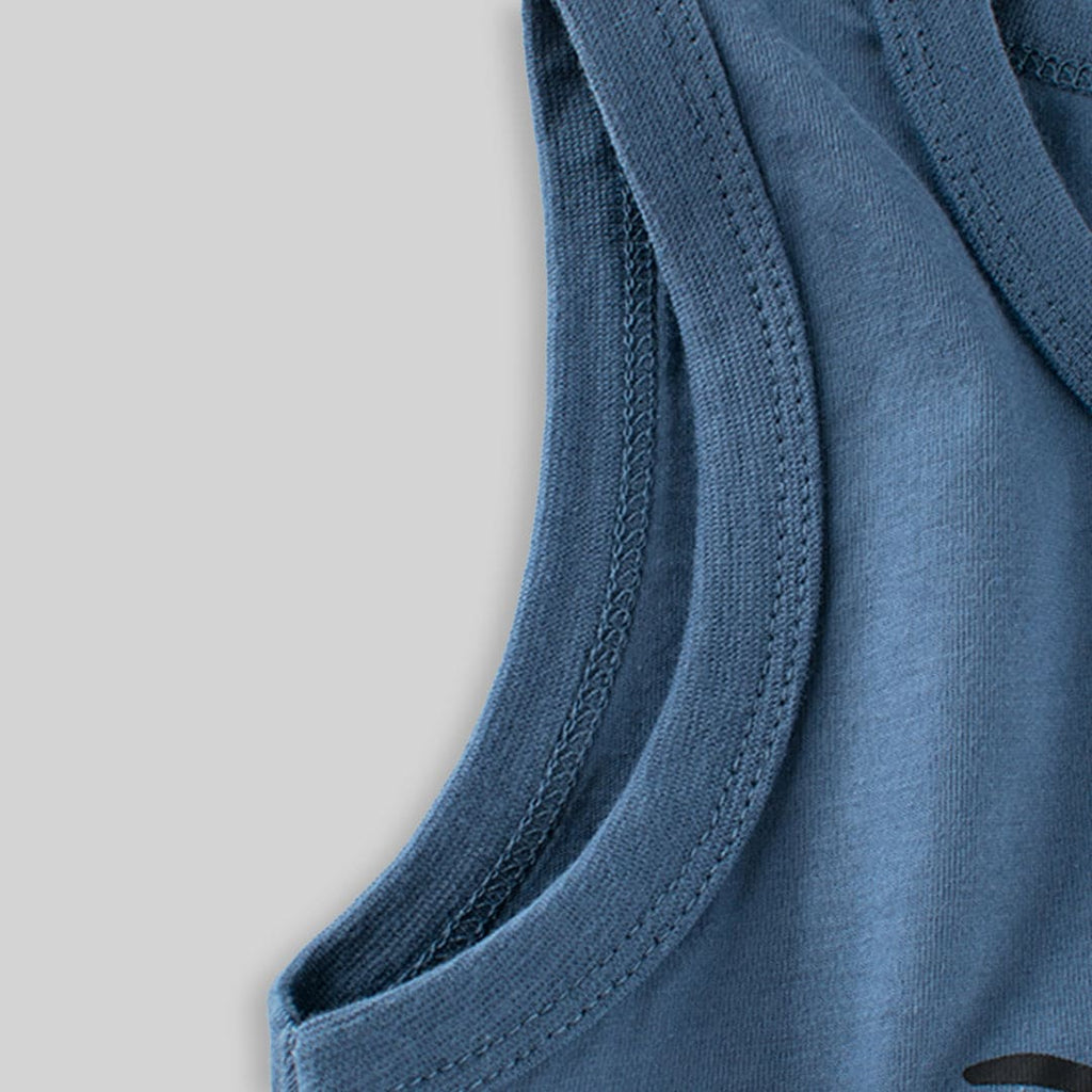 Boys Round Neck Graphic Vest Tshirts   