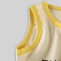 Boys Round Neck Cartoon Graphic Vest Tshirts   