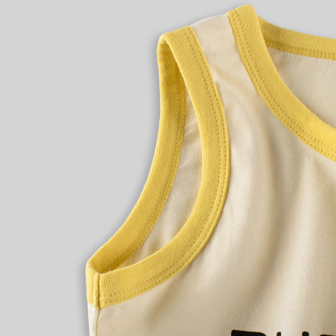 Boys Round Neck Cartoon Graphic Vest Tshirts   